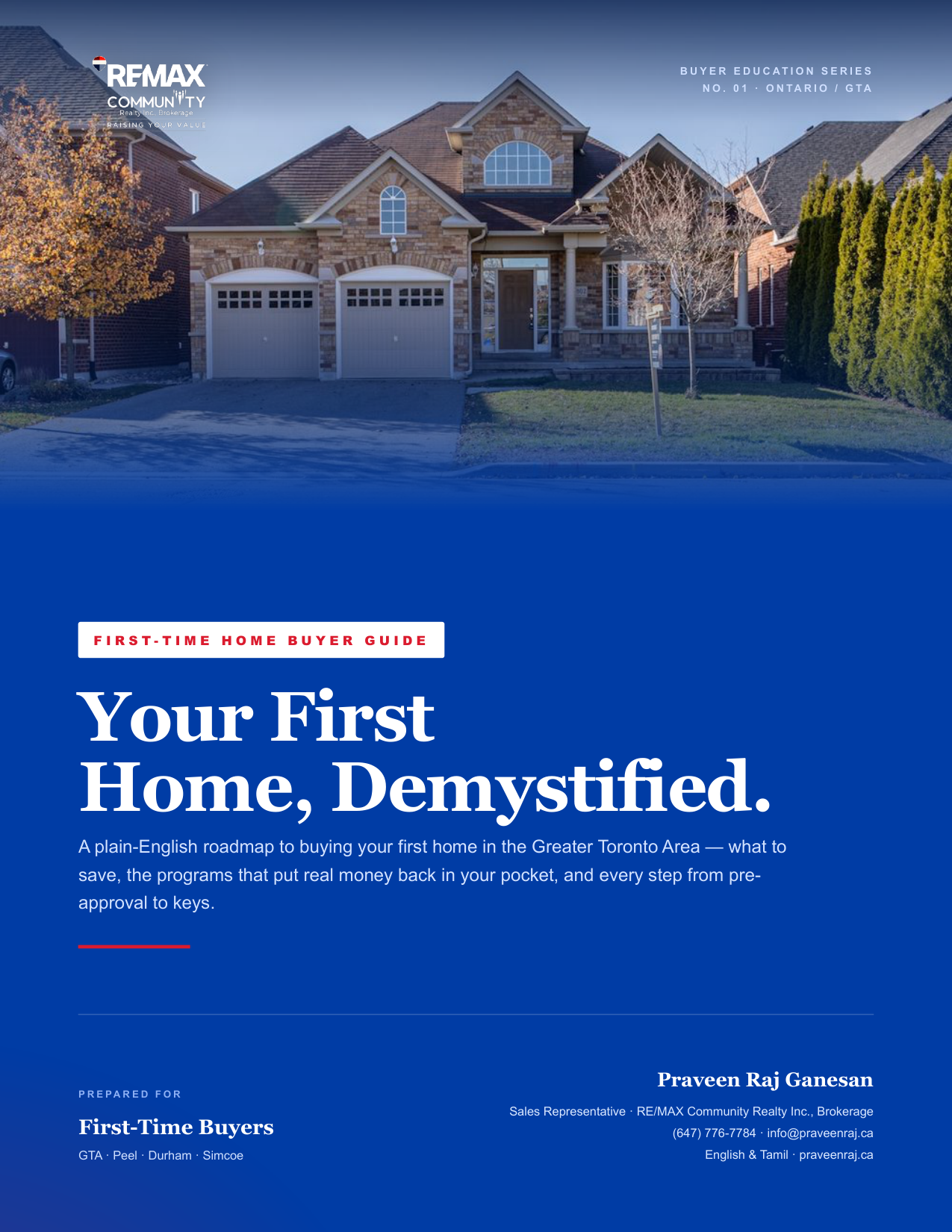 Your First Home, Demystified — first-time home buyer guide cover