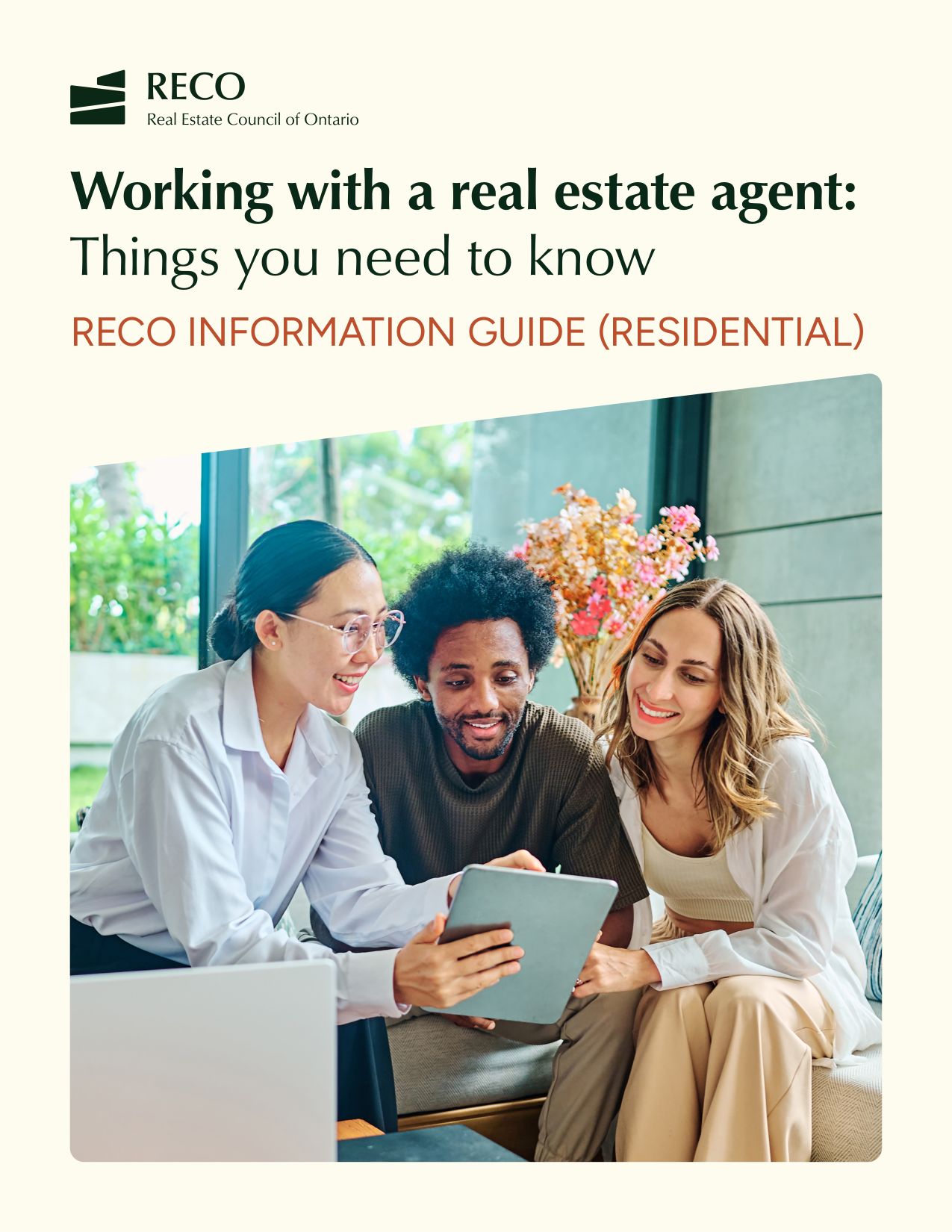 RECO Information Guide (Residential) — Working with a real estate agent